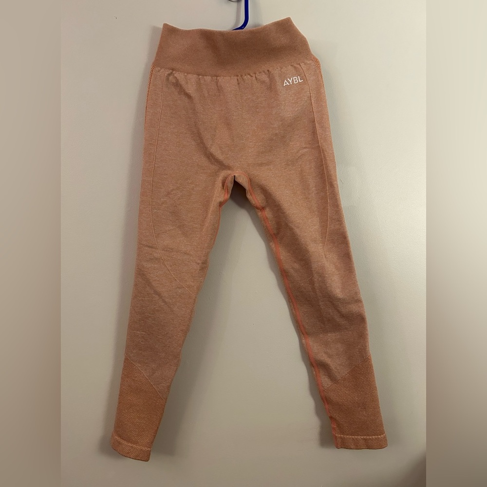 AYBL Peach Heart Leggings